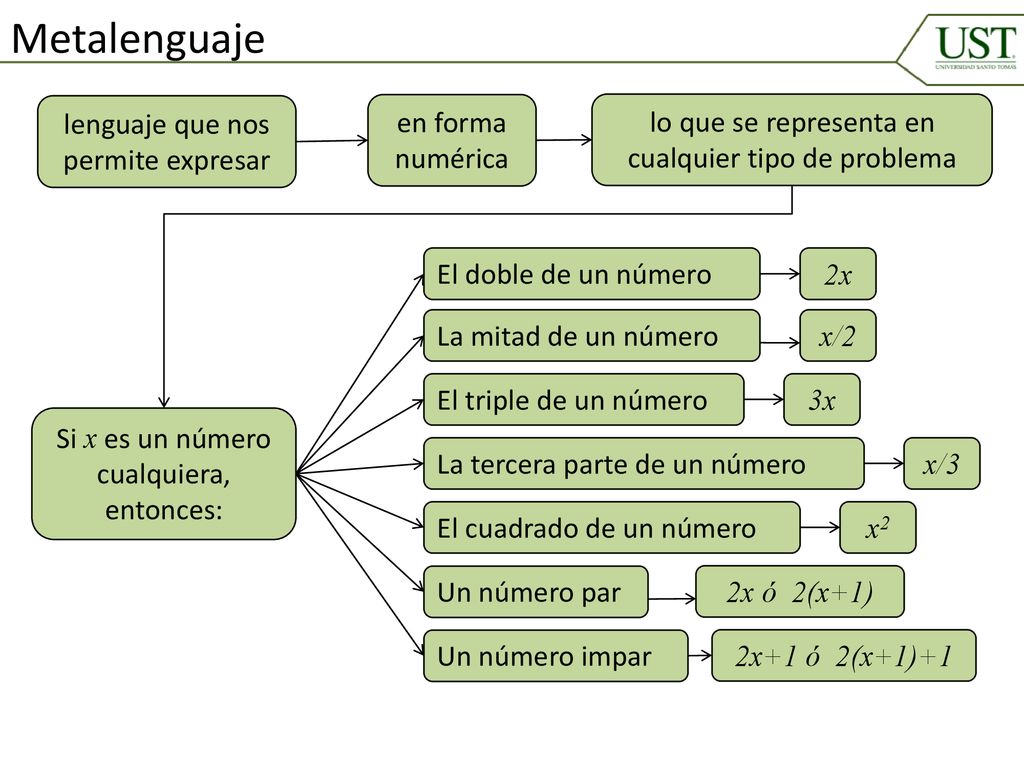 Metalenguaje lenguaje que nos permite expresar en forma numérica
