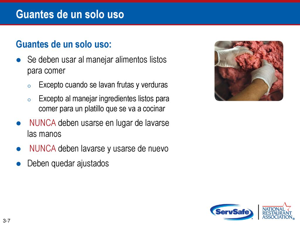 Guantes de un solo uso Guantes de un solo uso: