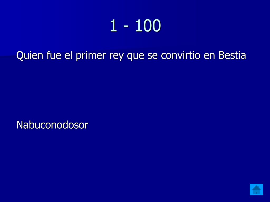 Quien fue el primer rey que se convirtio en Bestia