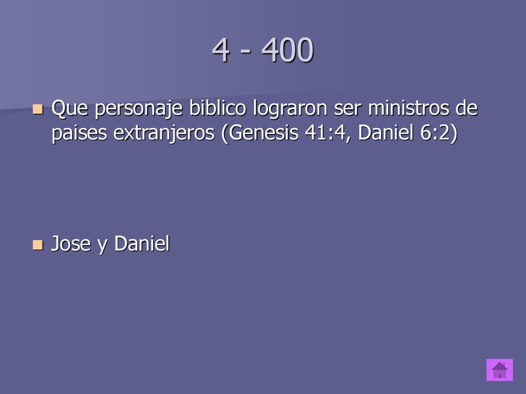 Que personaje biblico lograron ser ministros de paises extranjeros (Genesis 41:4, Daniel 6:2)