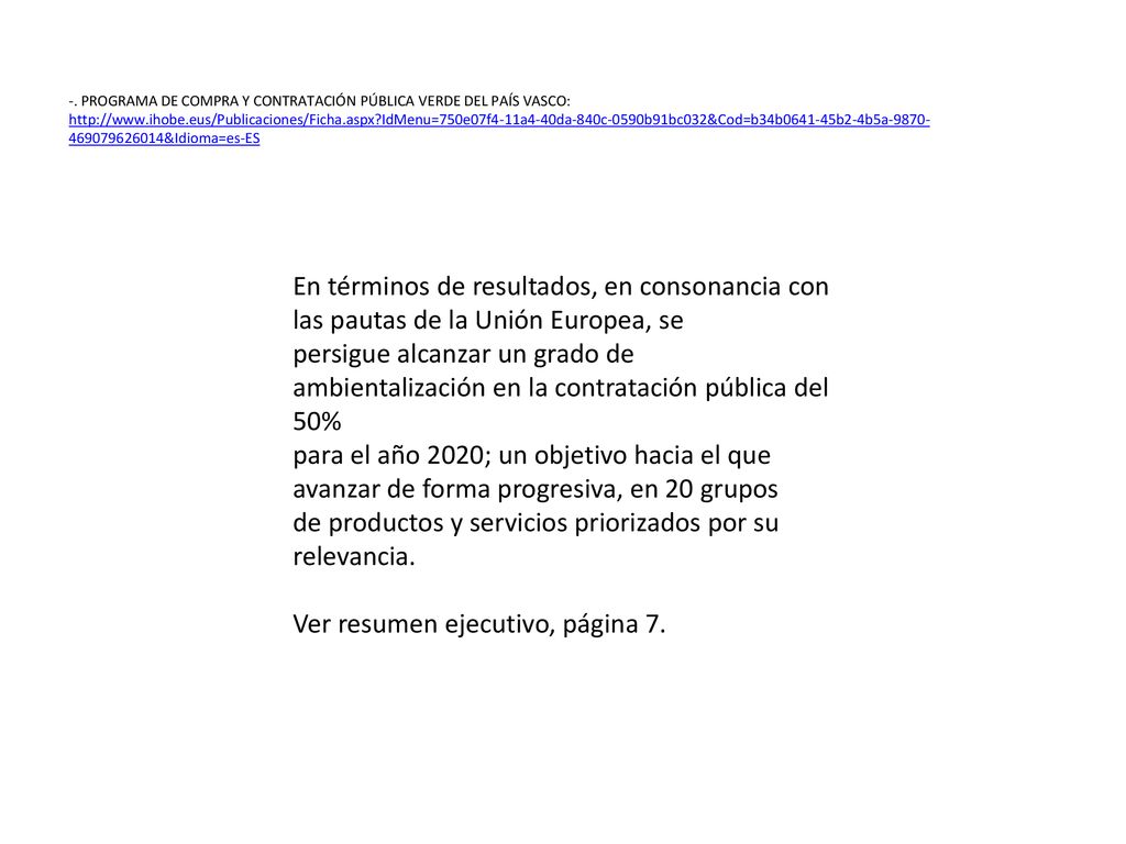 de productos y servicios priorizados por su relevancia.