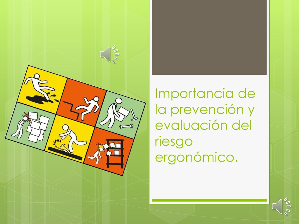 Importancia de la prevención y evaluación del riesgo ergonómico.