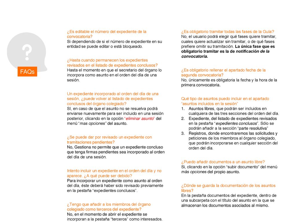 FAQs 22 ¿Es editable el número del expediente de la convocatoria