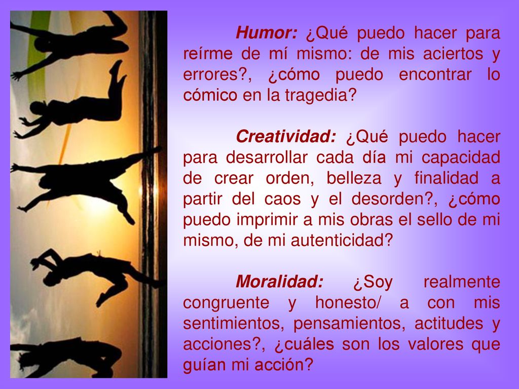 Humor: ¿Qué puedo hacer para reírme de mí mismo: de mis aciertos y errores , ¿cómo puedo encontrar lo cómico en la tragedia