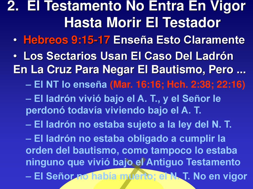 2. El Testamento No Entra En Vigor Hasta Morir El Testador