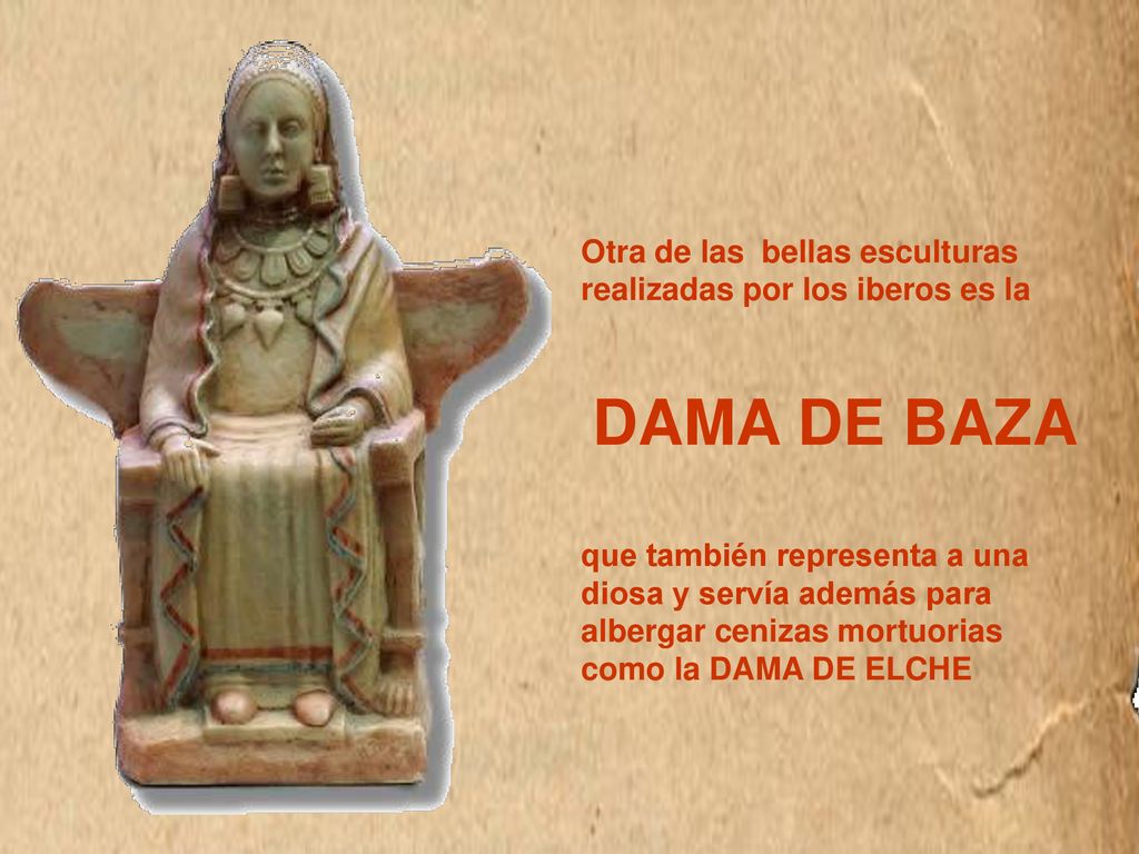 Otra de las bellas esculturas realizadas por los iberos es la