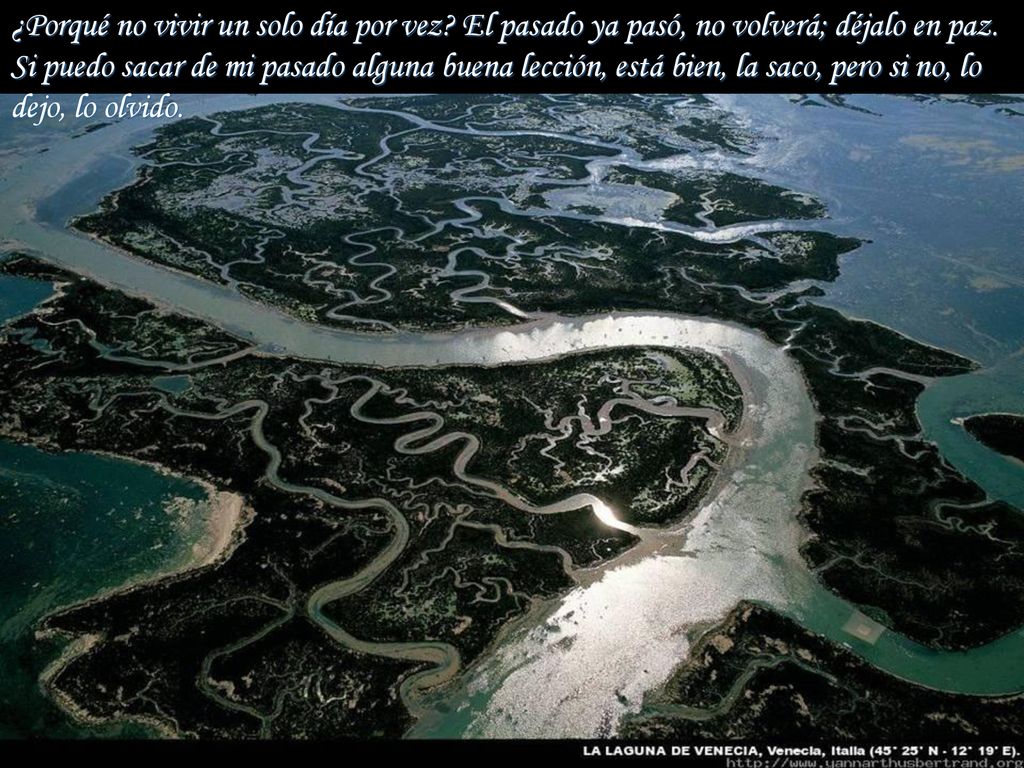 ¿Porqué no vivir un solo día por vez