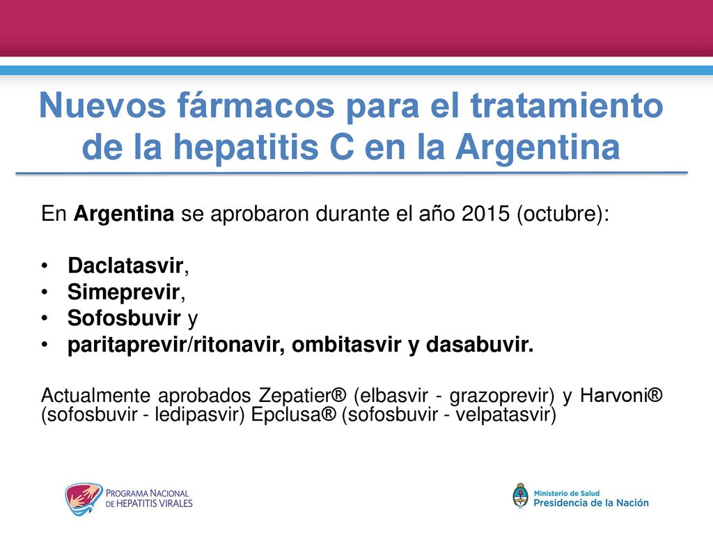 Nuevos fármacos para el tratamiento de la hepatitis C en la Argentina