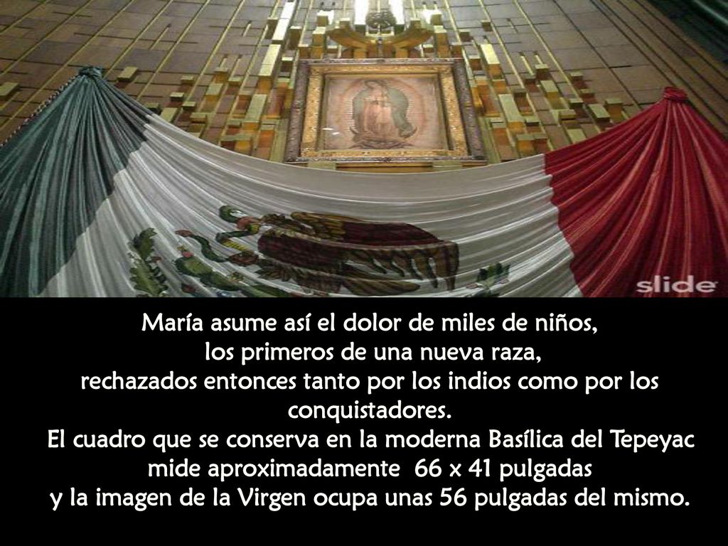 María asume así el dolor de miles de niños,