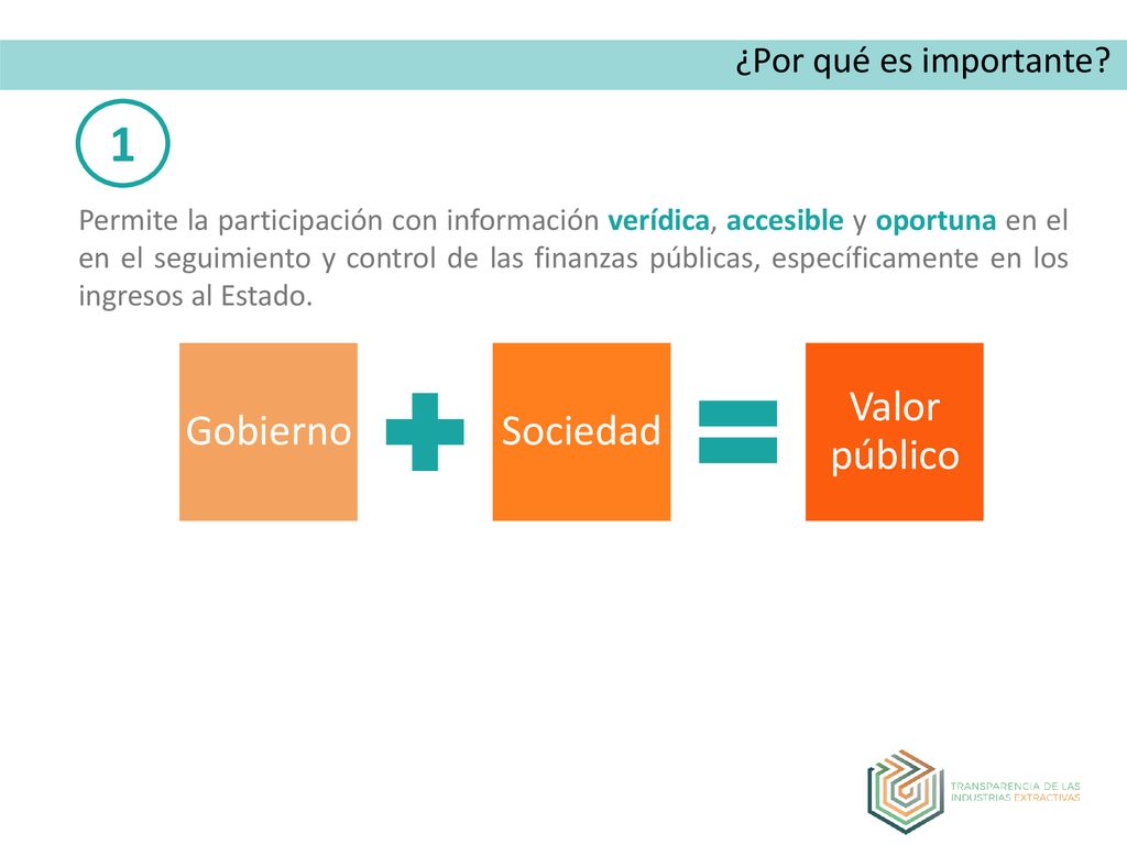 1 Gobierno Sociedad Valor público ¿Por qué es importante