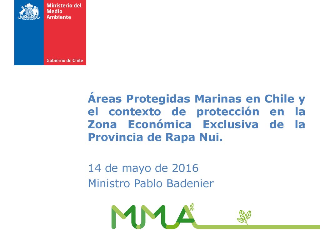 Áreas Protegidas Marinas en Chile y el contexto de protección en la Zona Económica Exclusiva de la Provincia de Rapa Nui.