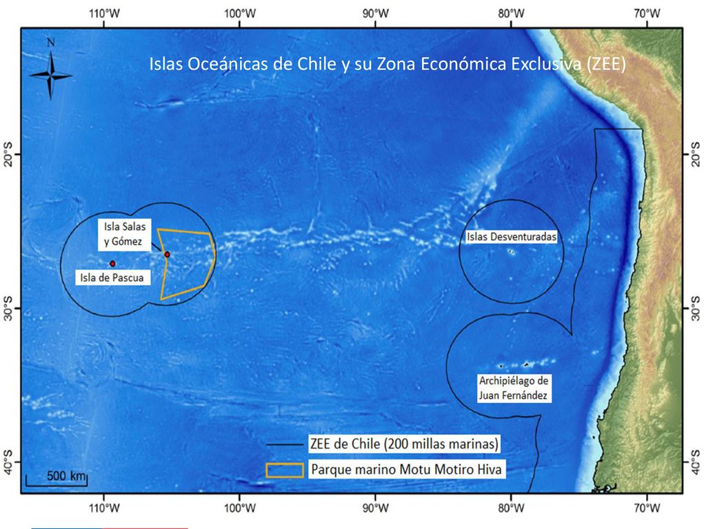 Islas Oceánicas de Chile y su Zona Económica Exclusiva (ZEE)