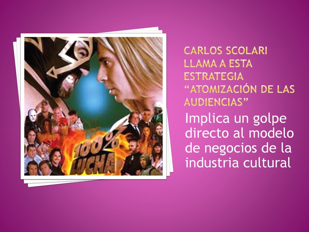 CARLOS SCOLARI LLAMA A ESTA ESTRATEGIA Atomización de las audiencias