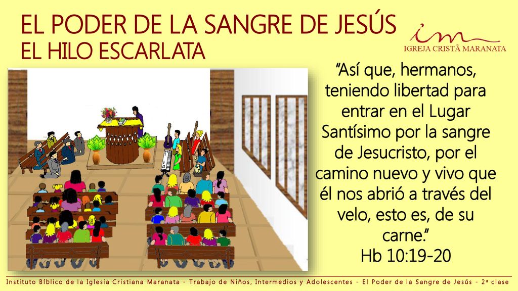 EL PODER DE LA SANGRE DE JESÚS EL HILO ESCARLATA