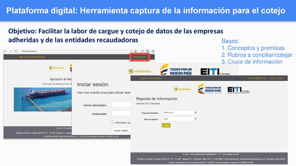 Plataforma digital: Herramienta captura de la información para el cotejo