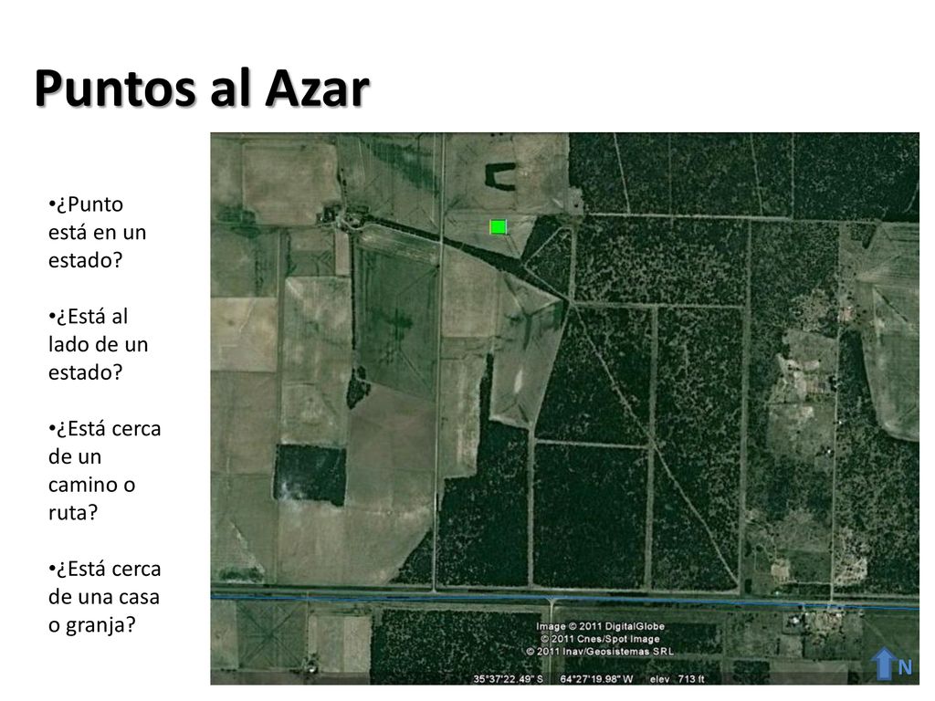 Puntos al Azar ¿Punto está en un estado ¿Está al lado de un estado