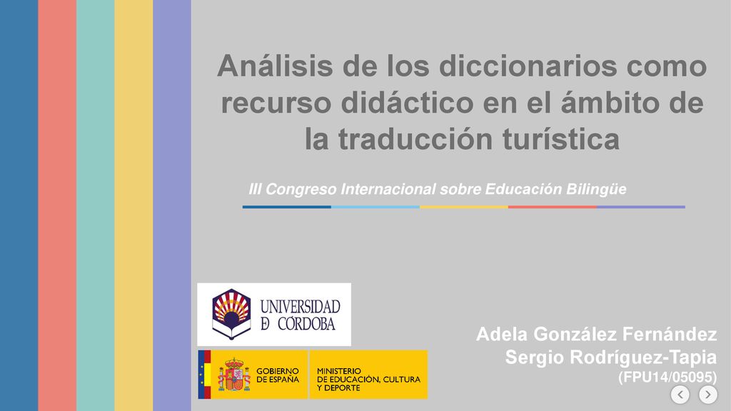 Análisis de los diccionarios como recurso didáctico en el ámbito de la traducción turística