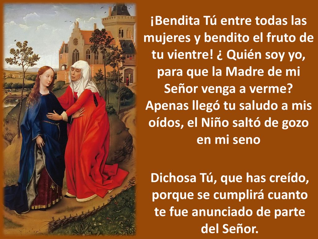 Apenas llegó tu saludo a mis oídos, el Niño saltó de gozo en mi seno