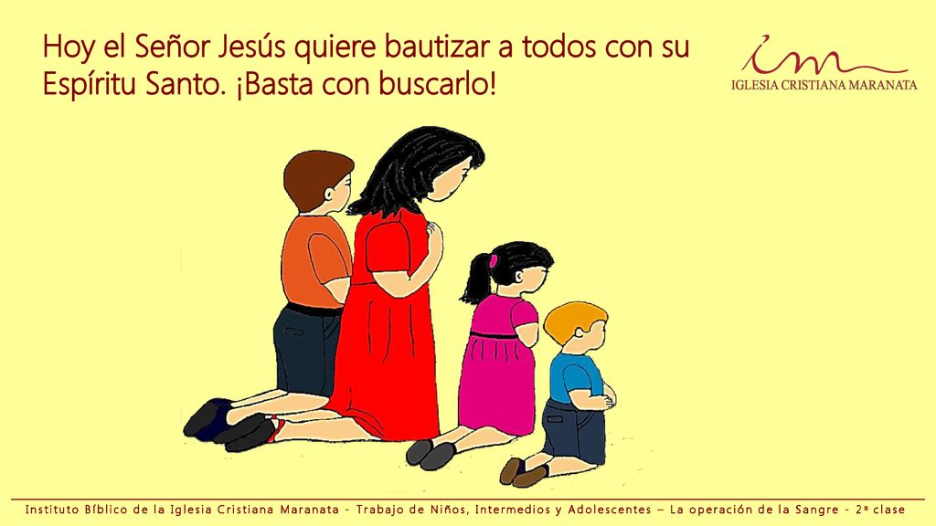 Hoy el Señor Jesús quiere bautizar a todos con su Espíritu Santo