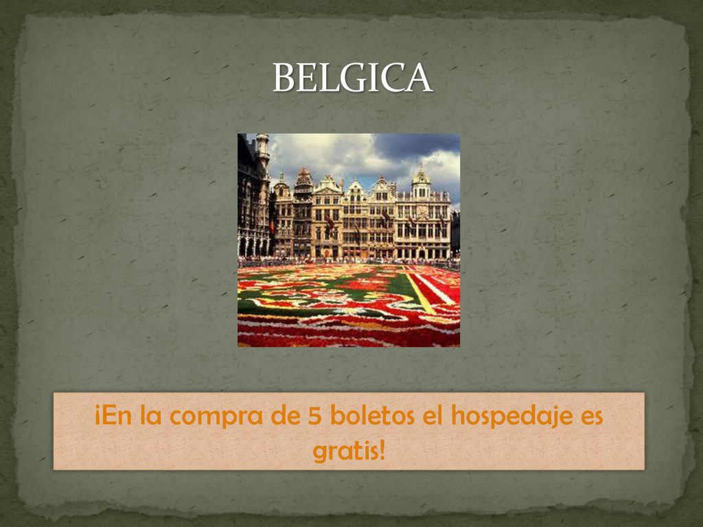 ¡En la compra de 5 boletos el hospedaje es gratis!