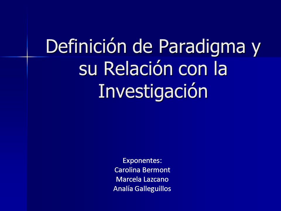 Definición de Paradigma y su Relación con la Investigación