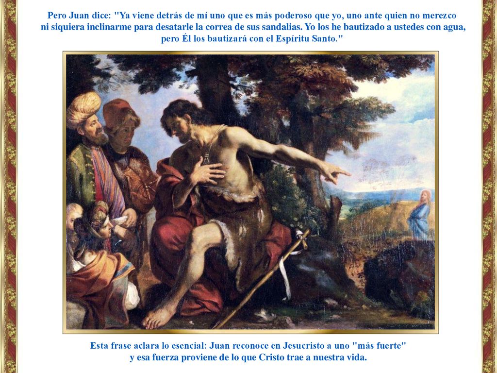 y esa fuerza proviene de lo que Cristo trae a nuestra vida.