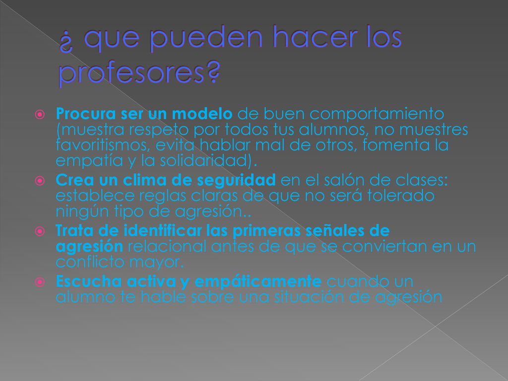 ¿ que pueden hacer los profesores