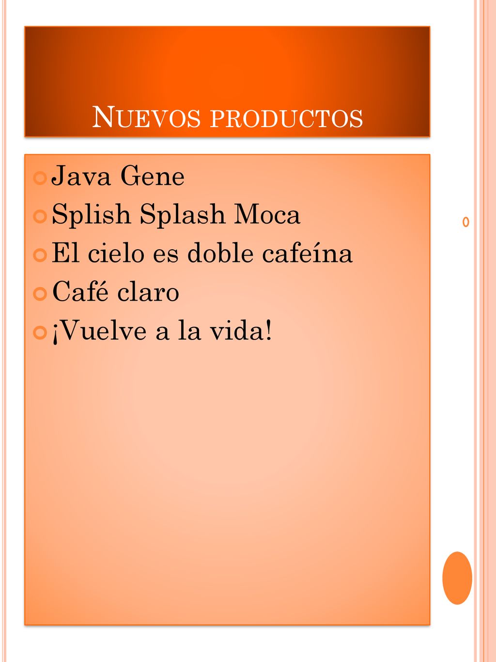Nuevos productos Java Gene Splish Splash Moca