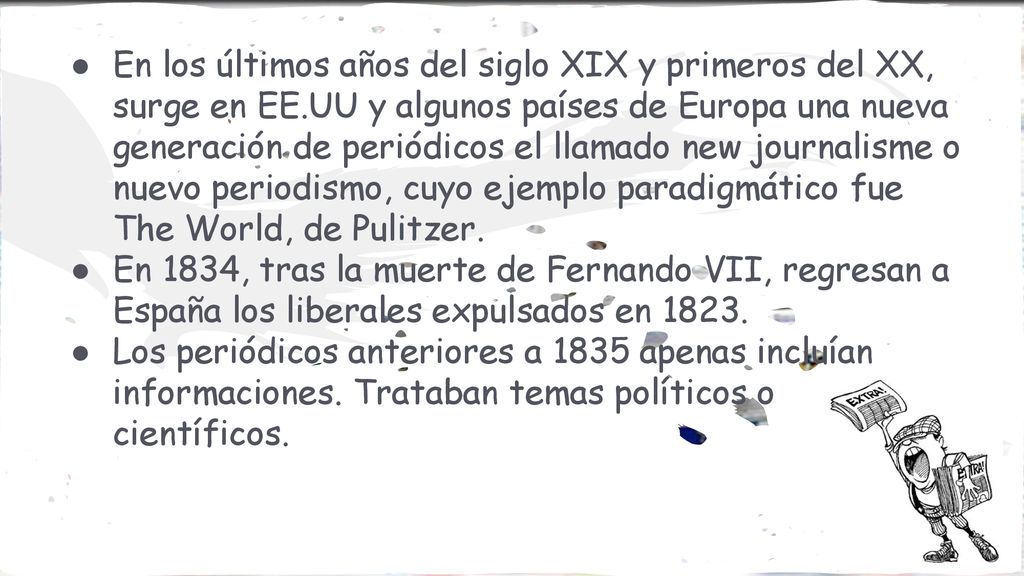 En los últimos años del siglo XIX y primeros del XX, surge en EE