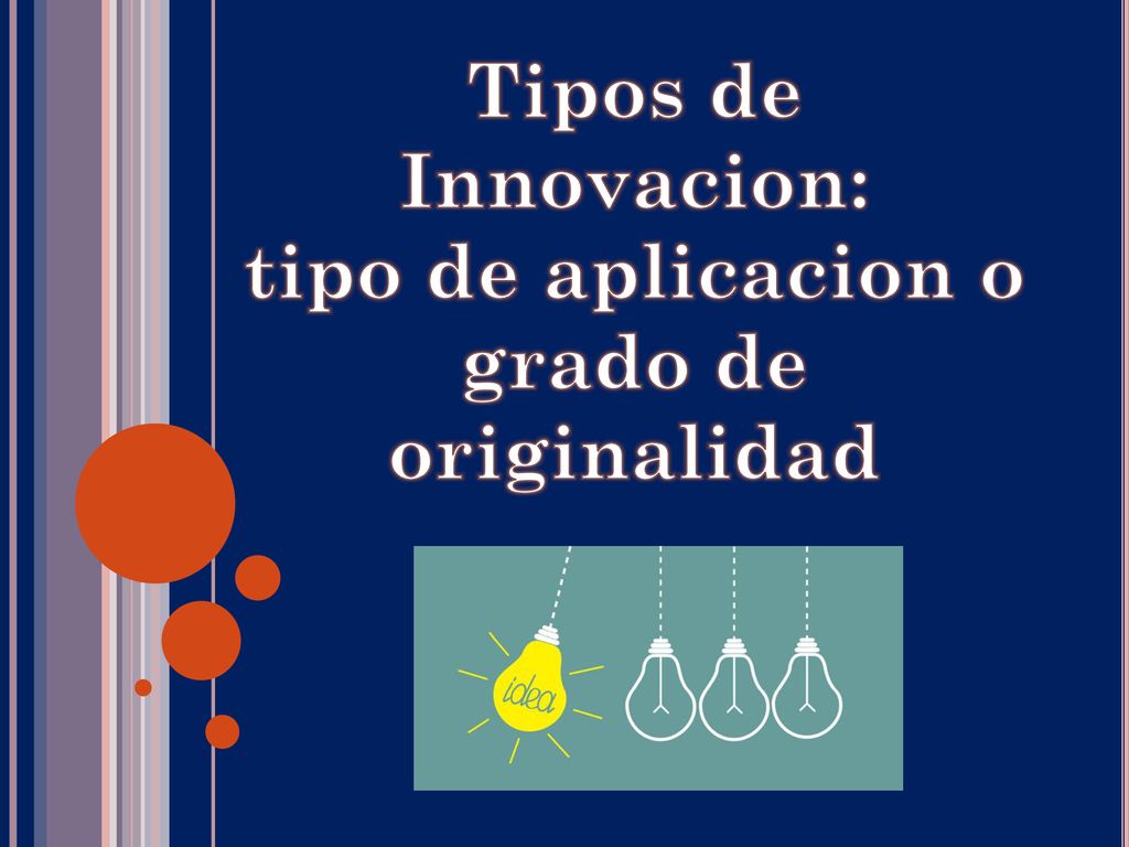 tipo de aplicacion o grado de originalidad