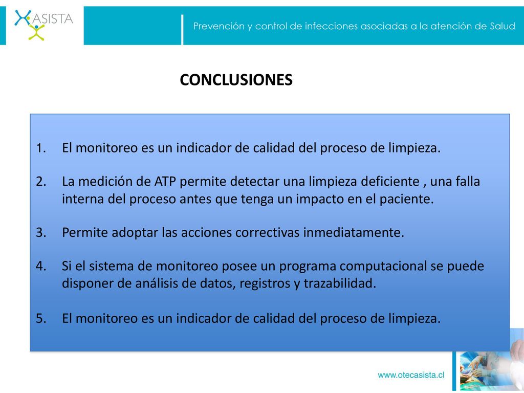 Prevención y control de infecciones asociadas a la atención de Salud