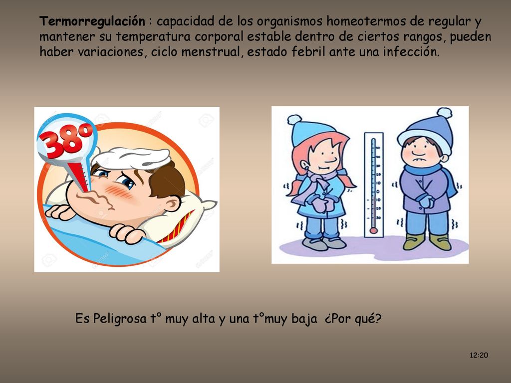 Es Peligrosa t° muy alta y una t°muy baja ¿Por qué