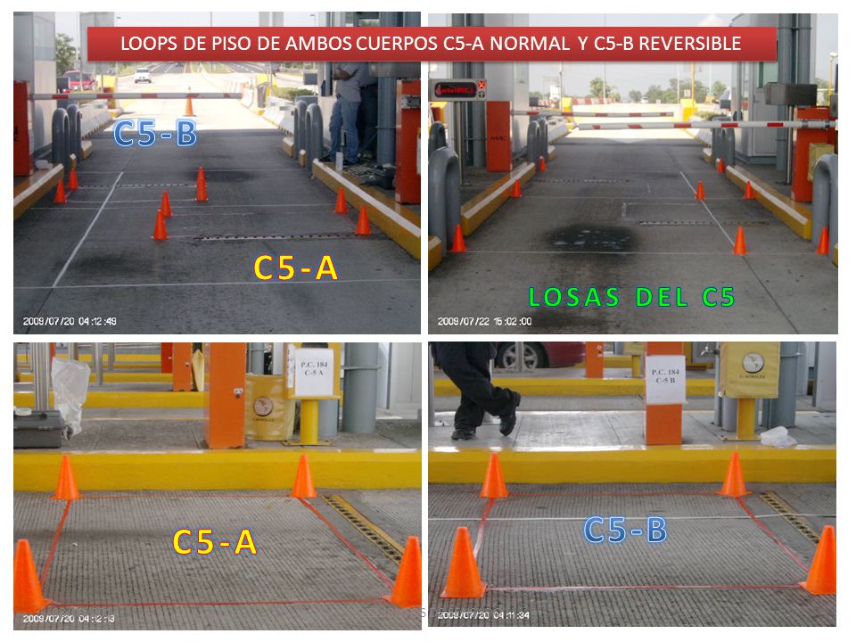 LOOPS DE PISO DE AMBOS CUERPOS C5-A NORMAL Y C5-B REVERSIBLE