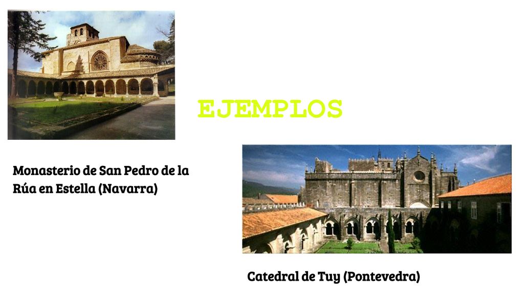EJEMPLOS Monasterio de San Pedro de la Rúa en Estella (Navarra)