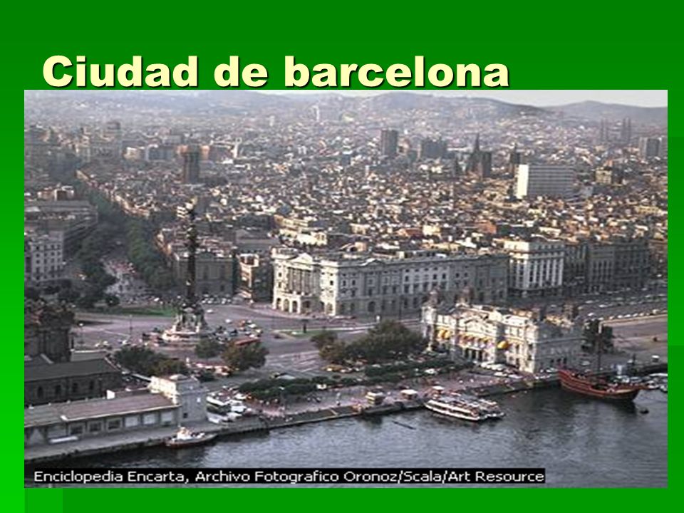 Ciudad de barcelona