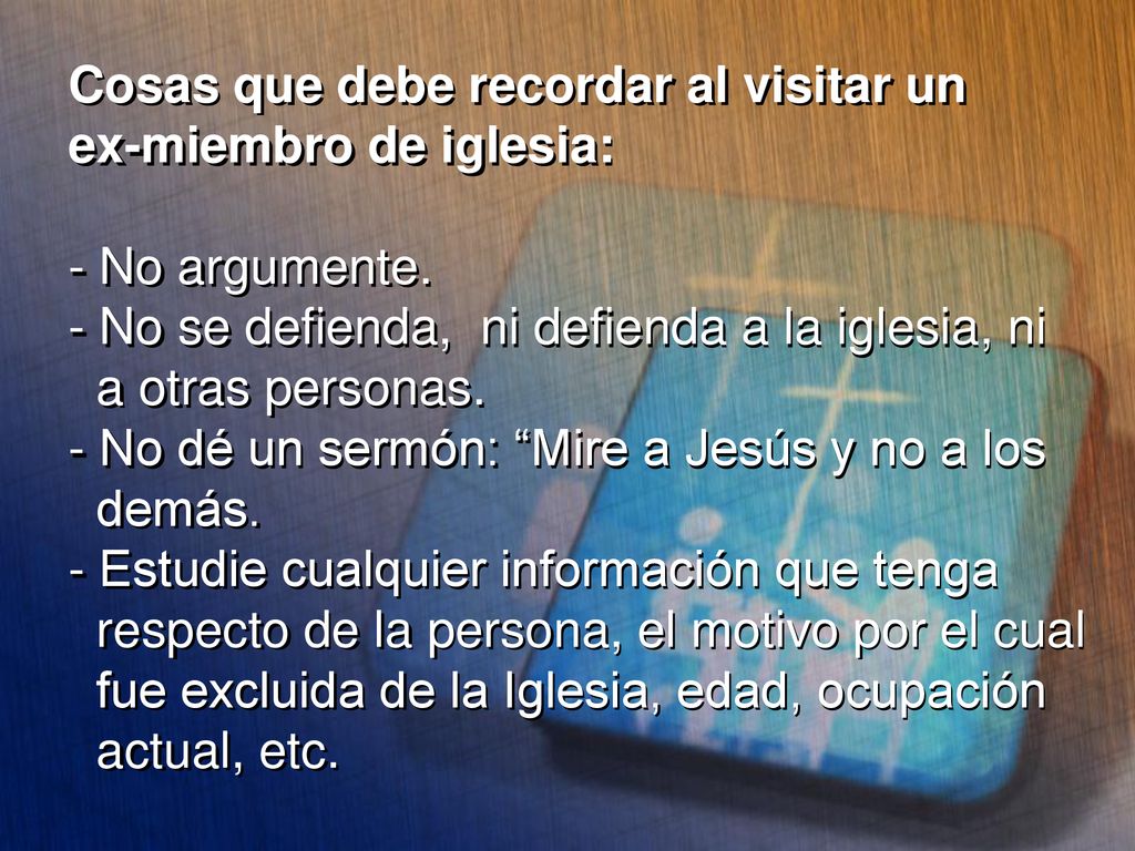 Cosas que debe recordar al visitar un