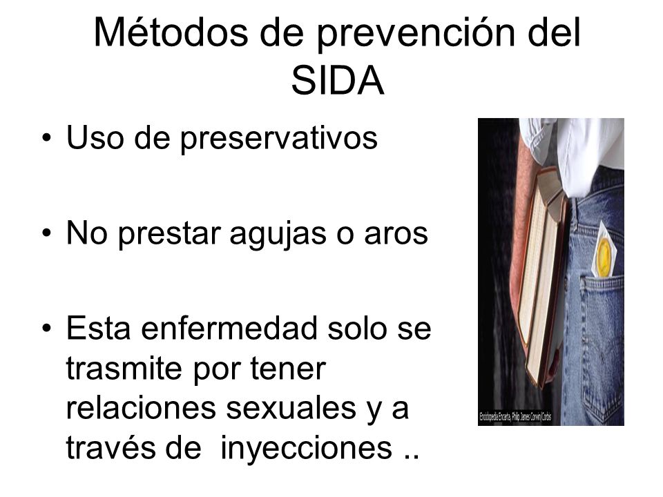 Métodos de prevención del SIDA