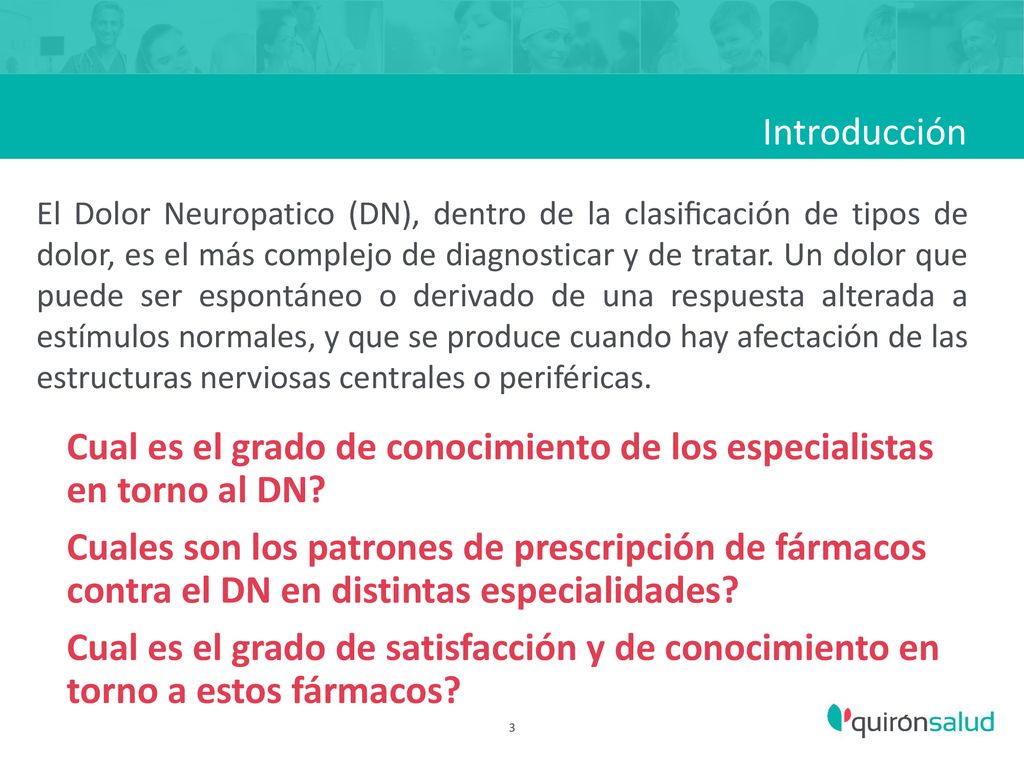 Cual es el grado de conocimiento de los especialistas en torno al DN