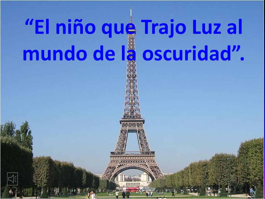 El niño que Trajo Luz al mundo de la oscuridad .