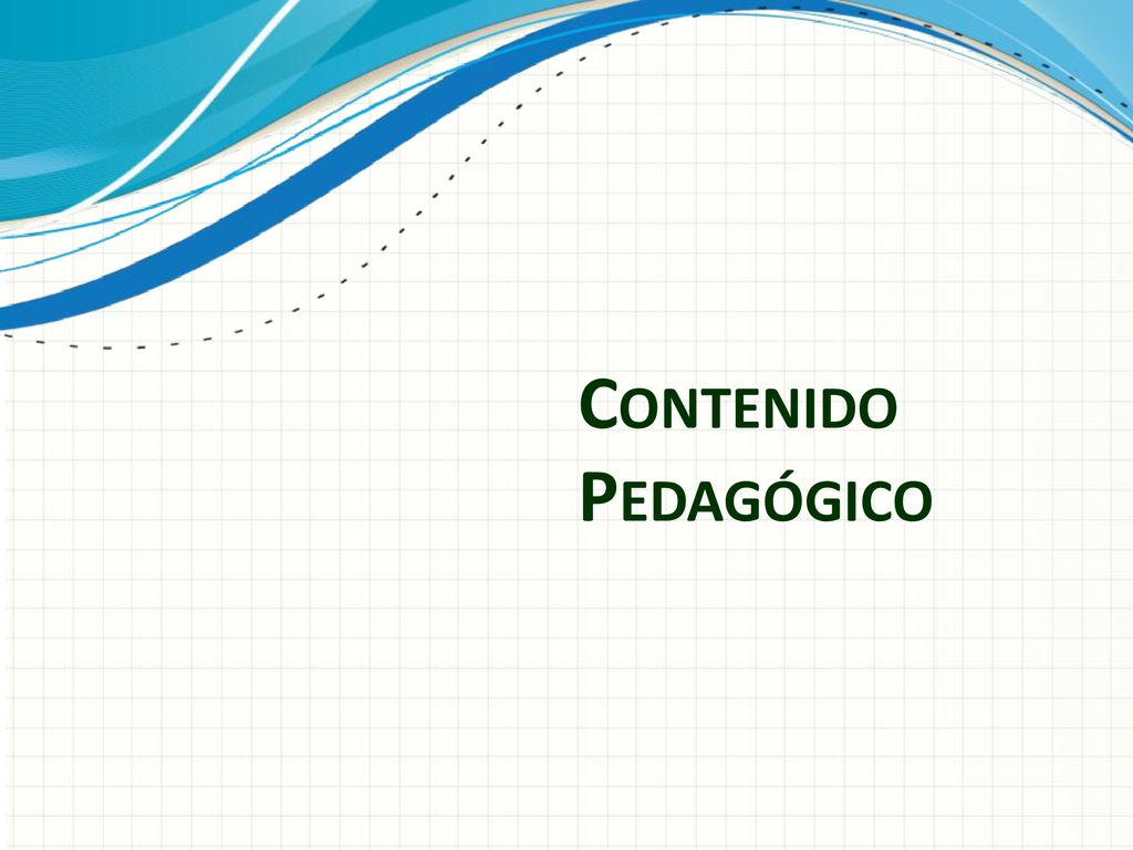Contenido Pedagógico Use un encabezado de sección para cada uno de los temas, de manera que la transición resulte clara para el público.