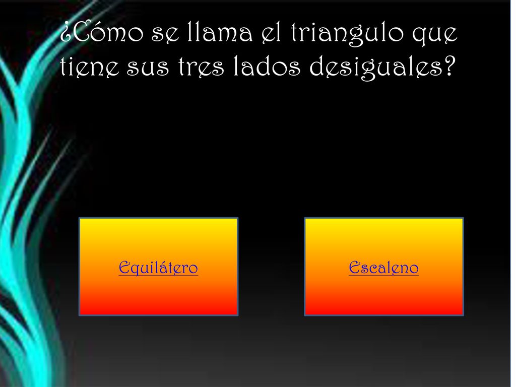 ¿Cómo se llama el triangulo que tiene sus tres lados desiguales