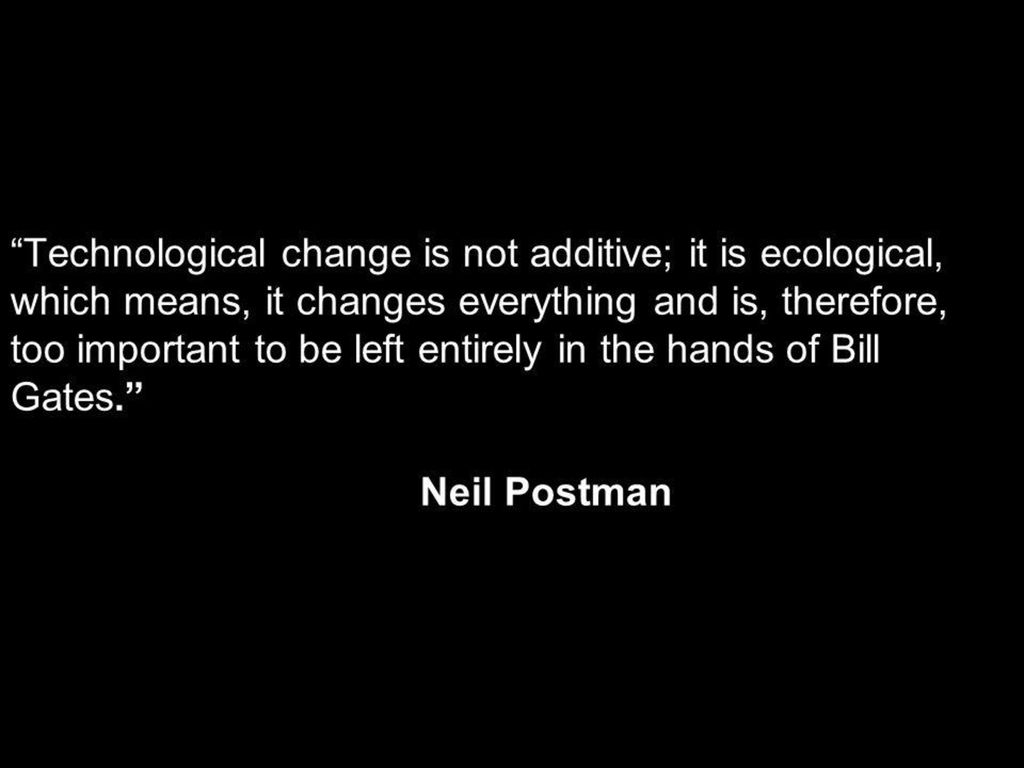 3. Media Ecology Media ecology tries to make these specifications explicit.