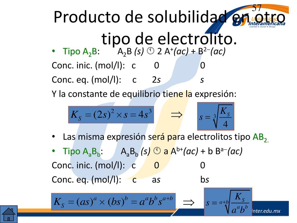Producto de solubilidad en otro tipo de electrolito.