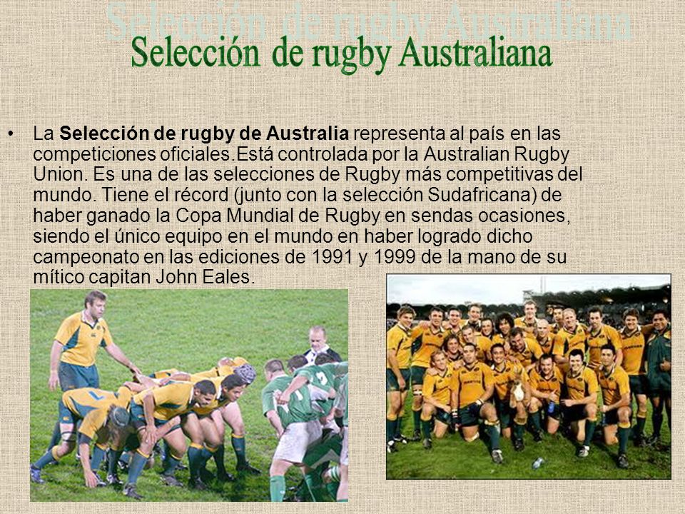Selección de rugby Australiana