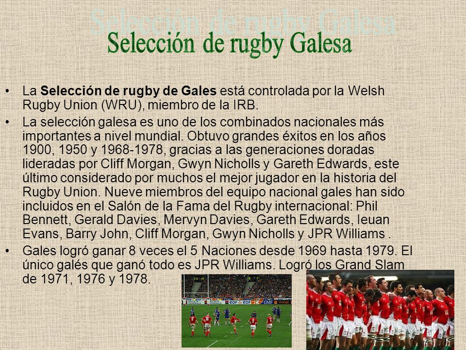 Selección de rugby Galesa