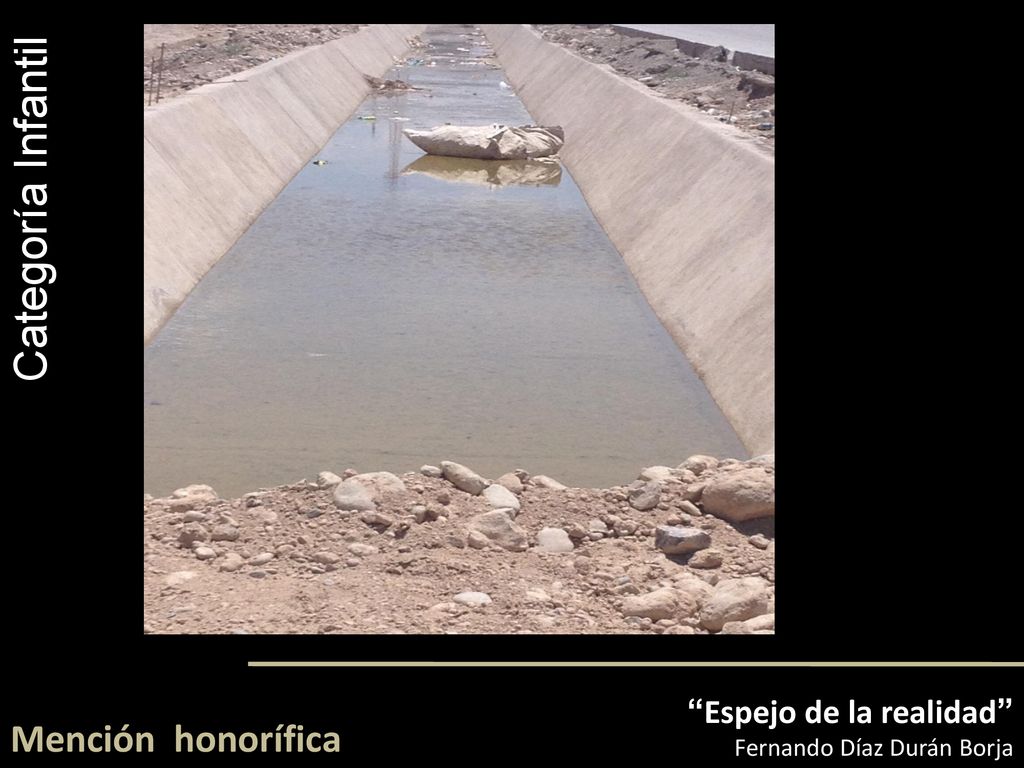 Categoría Infantil Mención honorífica Espejo de la realidad