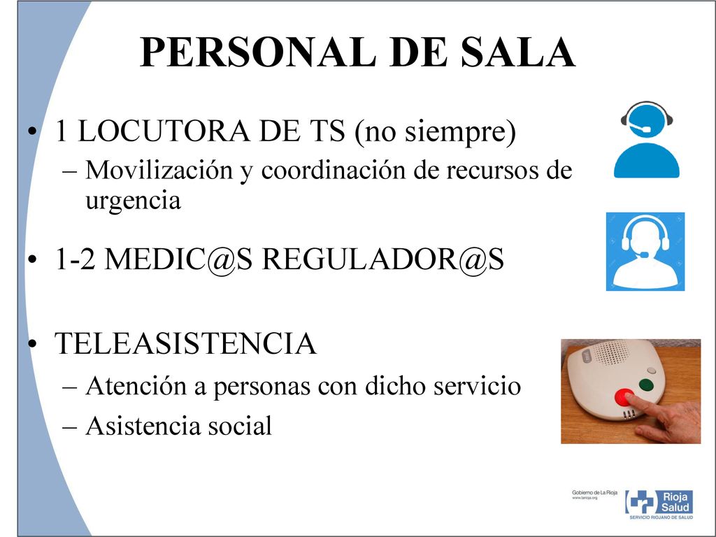 PERSONAL DE SALA 1 LOCUTORA DE TS (no siempre) 1-2
