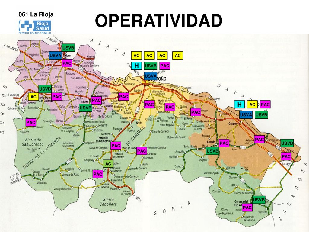 OPERATIVIDAD 061 La Rioja H H USVB USVA AC AC AC AC PAC USVB PAC USVA
