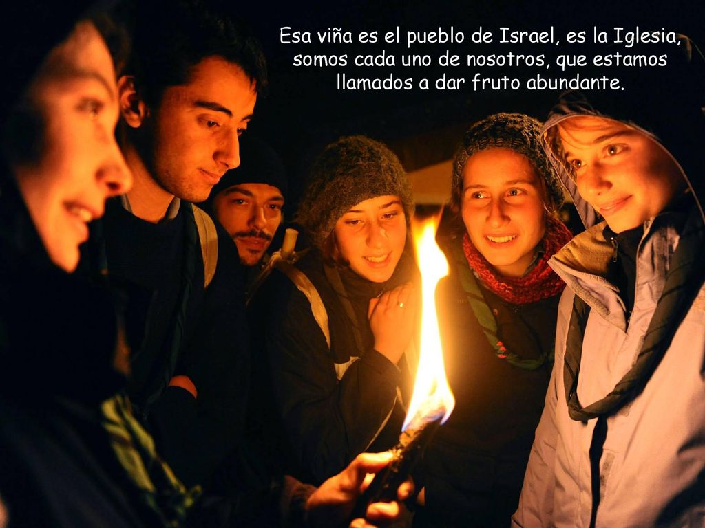 Esa viña es el pueblo de Israel, es la Iglesia, somos cada uno de nosotros, que estamos llamados a dar fruto abundante.