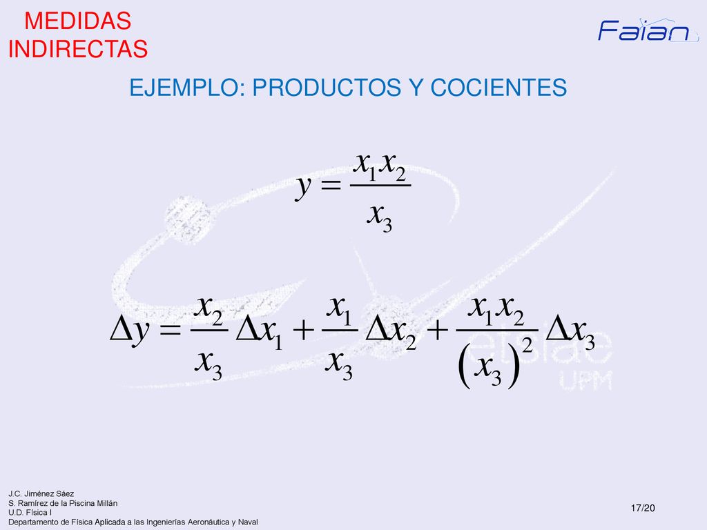 EJEMPLO: PRODUCTOS Y COCIENTES